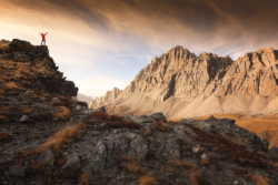 L'imponente profilo di Rocca la Meja nell'Altopiano della Gardetta, fotografia di territorio di Carlo Pagliuca